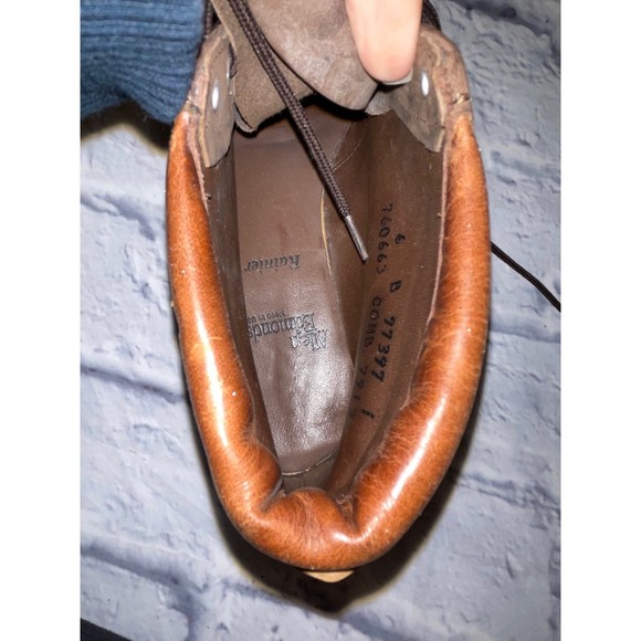 Allen Edmonds rainier Size 6 Brown Leather Alpine Chukka Ankle Boots Vibram main image 8